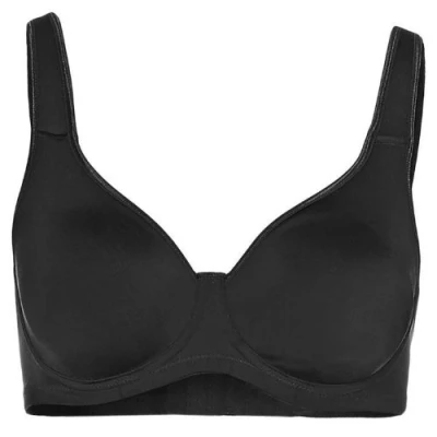 Image of Sassa Women&#039;s Bügel BH doppelt vorgeformt 24804 Everyday Bra, Black Schwarz (Schwarz 00500), 42BB