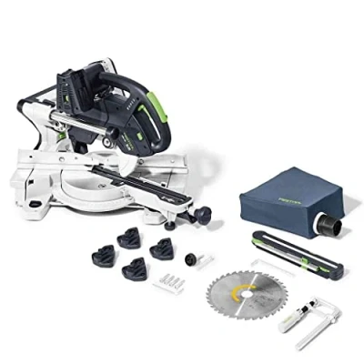Image of Festool Cordless Sliding Compound mitre Saw KSC 60 EB Basic KAPEX