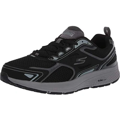 Image of Skechers Men&#039;s Go Consistent Performance &amp; Walking Running Shoe, Black, 8.5 9 UK