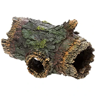 Image of Rosewood Log Tunnel Aquarium Decor, Medium