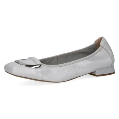 Image of CAPRICE Women&#039; 9 22106 42 Ballet Flat, Lt Blue Pe Dee, 6 UK