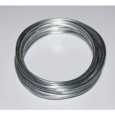Image of celloexpress Aluminium Craft Wire 3mm x 5m (Diameter Length) 9 Guage (Silver)