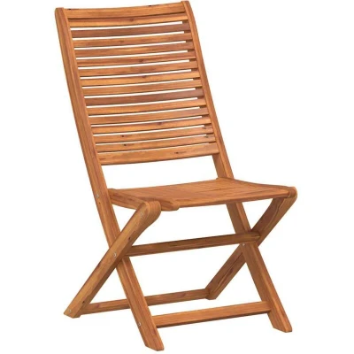 Image of vidaXL Folding Garden Chairs 8 pcs 51x66x95 cm Solid Wood Acacia