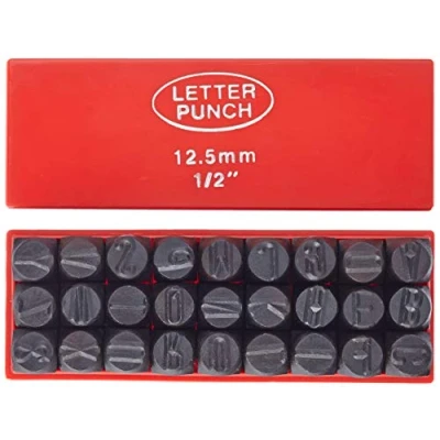 Image of Mannesmann M 244 12 Letter Punch Set mm