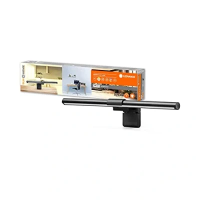 Image of LEDVANCE SUN@HOME LED Monitor Lamp Black With WIFI 45cm Long And 9.5cm High, 2.5 W, 35 Lm, 2200 5000K, CRI&gt;95, Alexa, Google or Control Via App Biorhythm Function