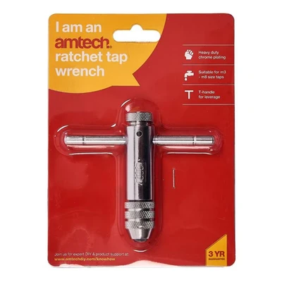 Image of Amtech S1450 Ratchet tap Wrench Small