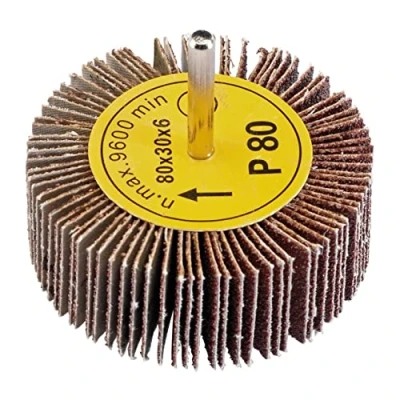 Image of Draper Abrasive Flap Wheel, 80 x 30mm, Grit