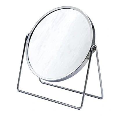Image of RIDDER Make Up Mirror/Vanity Mirror/Standing Mirror Summer Chrome with 5x Magnification Handy Modern