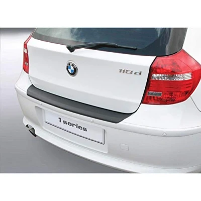Image of ABS Rear bumper protector BMW 1 Serie E87 3/5 doors 2004 2007 Black