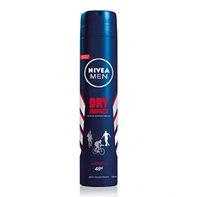 Image of Nivea Men Dry Impact Deodorant Spray (200 ml)