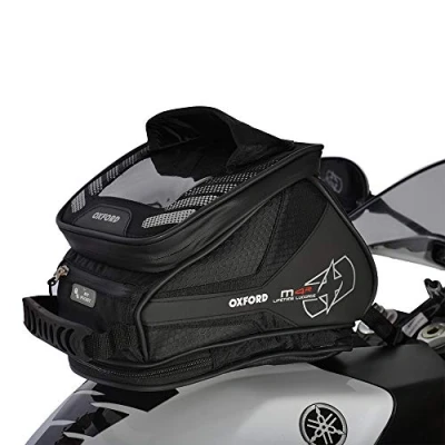 Image of Oxford M4R Tank N Tailer Motorcycle Magnetic / Tail Bag Black