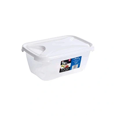 Image of 1.2 litre rectangular food box