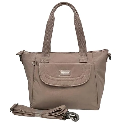 Image of Spirit Medium Lightweight Grab Shoulder Water Resistant Holiday Travel Day Bag 6783 (Mink)