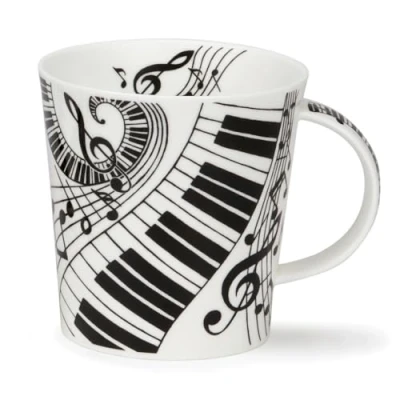Image of Dunoon Caingorm Fine Bone China Mug Design Ivory