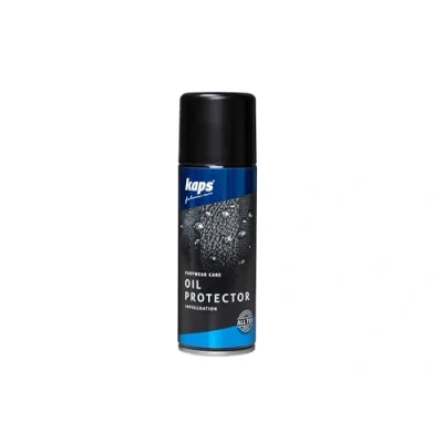 Image of Kaps Water Repellent Waterproofing Spray For Waxed Oiled Oily Leather Shoes Boots, Rustic Aniline Nubuck And Suede, With Mineral Oil, Oil Protector