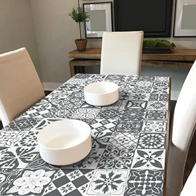 Image of Ambiance Sticker Self Adhesive Furniture and Tables Tile Stickers for Kitchen Living Room Decoration Willema Pack of 60 20 x cm
