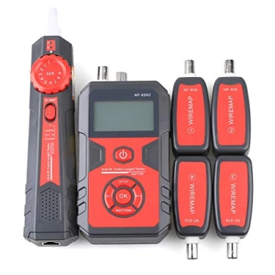 Image of Network Cable Length Tester Line Locator RJ11 RJ45 BNC Tracker NF 858C
