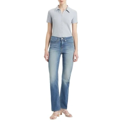Image of Levi&#039;s Women&#039;s 315 Shaping Bootcut Jeans, Smudged Line, 32W / 32L