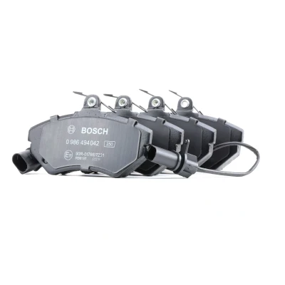 Image of 8659D145, 90R010219004, BPVWF12 Brake pad set BOSCH 0 986 494 042 AUDI: A4 B6 Saloon, B7 Avant, SEAT: Exeo ST