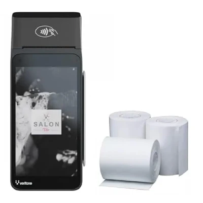 Image of Replacement Receipt Paper for Verifone T650p Payment Terminal, 20 Rolls