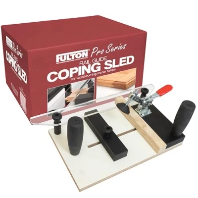 Image of Rail Guide Coping Sled Pro for Cutting Profiles Into The End Grain of Your Stock