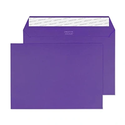Image of Blake Envelopes Creative Colour 45347 Farbige Briefumschläge Haftklebung Schwarze Johannisbeere C5 162 x 229 mm 120g/m² 25 Stück