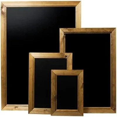 Image of Framed Chalkboard/Blackboard, A2, Dark Oak, (62.4 x 45 1.5cm)