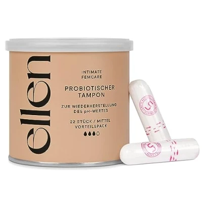 Image of Ellen Probiotic Tampon, 22 Pieces, Medium