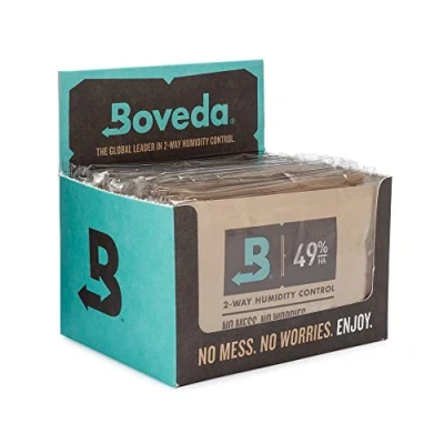 Image of Boveda High Absorbency 49% Two Way Humidity Control Packs for Music Instruments in Extreme 12 Pack Size 40 Moisture Absorbers Instrument Cases Prevent Warp Individually Wrapped