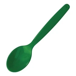 Image of Olympia Kristallon Polypropylene Spoons Green (12 pack)