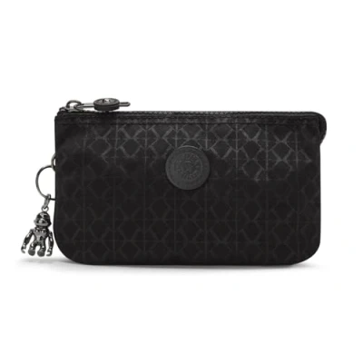 Image of Kipling Creativity L Large Purse, Pouches, Cases, Signature Emb (Black)