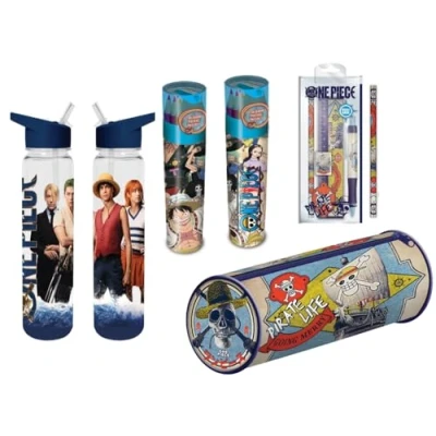 Image of Premier Life One Piece Stationery Set Bottle Pencils Ruler Sharpener Eraser Pens School