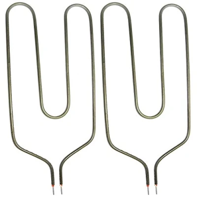 Image of SPARES2GO Heater Elements for Dimplex Night Storage Heaters (850W, Short Pin, Pack of 2)