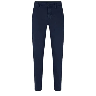 Image of BOSS Men&#039;s Schino Slim D Pants, Dark Blue404, 3534