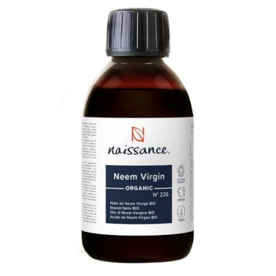 Image of Naissance Organic Cold Pressed Neem (no. 235) 225ml Pure, Natural, Unrefined, Certified Organic, Vegan, No GMO