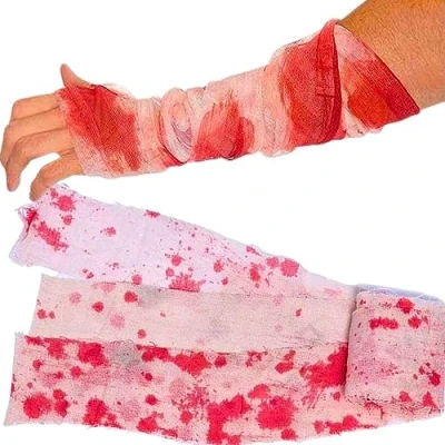 Image of Halloween Bloody Gauze Roll, 1 Pc.
