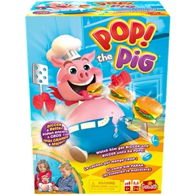 Image of Goliath Games Pop The Pig: Even Bigger and Better Kids For 2 6 players Ages 4+