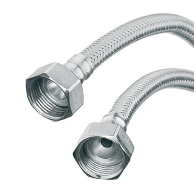 Image of Flexi Flexible Kitchen Basin MonoBloc Tap Connector Hose Pipe 3/4&quot; x 50cm Length