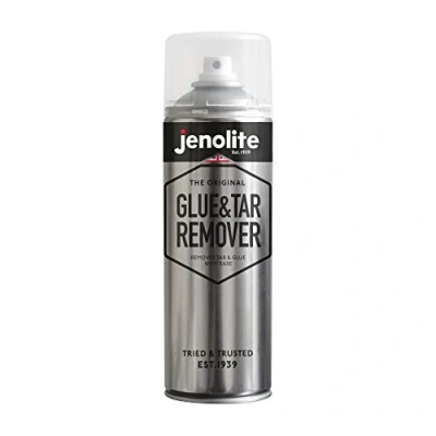 Image of JENOLITE Glue &amp; Tar Remover Aerosol Insect Sap Residue Use On vehicles Around The Home 500ml