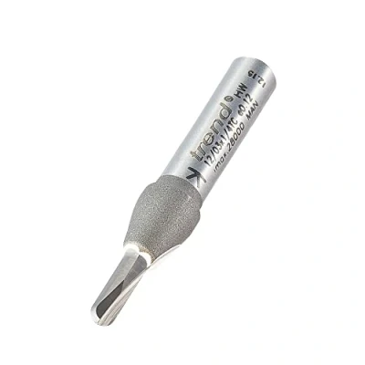 Image of Trend Professional Radius Router Cutter, 1.6mm Radius, 1/4 Inch Shank, 3.2mm Cut Diameter &amp; 9.5mm Length, Without Bearing, Tungsten Carbide Tipped, 12/03X1/4TC