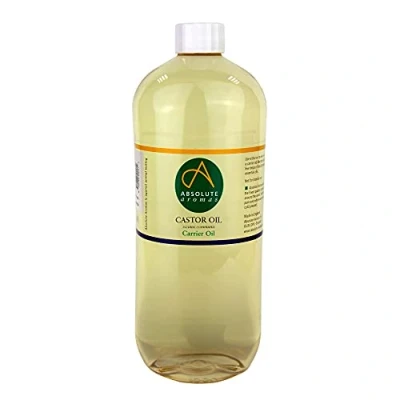 Image of Absolute Aromas Castor Oil 1L 100% Pure and Natural Carrier for Massage, Aromatherapy Blending Essentials Oils