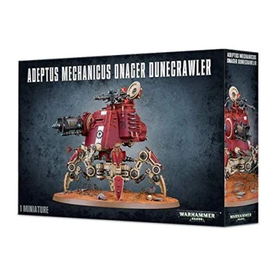 Image of Games Workshop 99120116004&quot; Adeptus Mechanicus 40K Onager Dune Crawler Action Figure