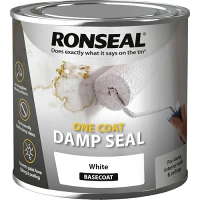 Image of Ronseal OCDSW250 250 ml One Coat Damp Seal White