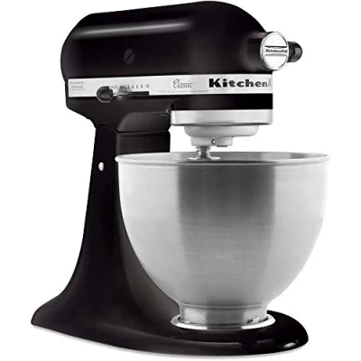 Image of KitchenAid Mixer Tilt head 4.3l Classic 5k45ss Onyx Black