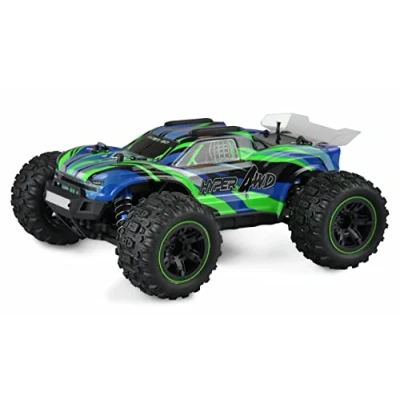 Image of Amewi 22620 Hyper Go Remote Control Truggy, Blue/Green, 1:19