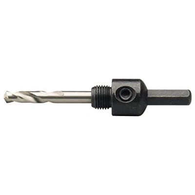 Image of Draper Hex. Shank Holesaw Arbor with HSS Pilot Drill for 14 30mm Holesaws, 5/16&quot; Thread