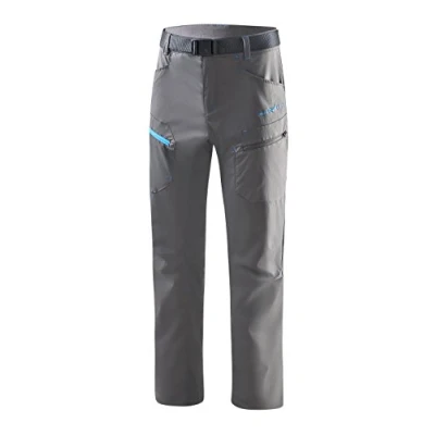 Image of Black Crevice Men&#039;s Trekking Trousers, Anthracite, L Charcoal