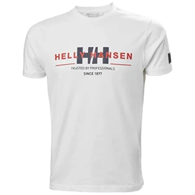 Image of Helly Hansen Men&#039;s Graphic T Shirt, White, XS