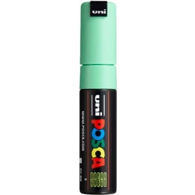 Image of Uni Ball Posca Broad Chisel Tip Marker Light Green
