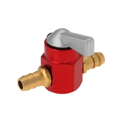 Image of VGOL 1PC Fuel Tap 8mm Metal Inline Petrol On off Switch for Motorcycle ATV Scooter Gas Petcock Valve Red